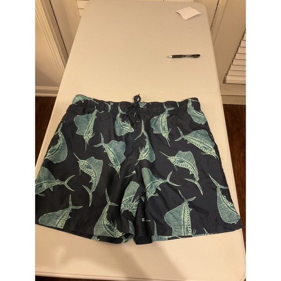 George Sailfish Swim Trunks Elastic Waist Quick Dry L‎ (36-38) - Picture 1 of 9